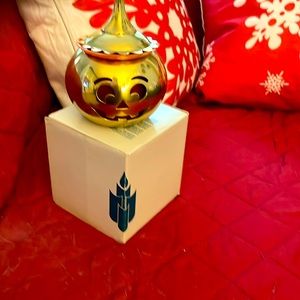 Brass Halloween Candle Holder